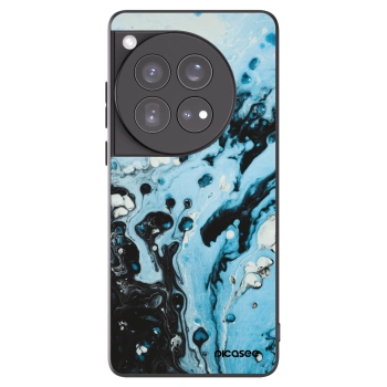 Picasee husă neagră din silicon pentru OnePlus 12 5G - Organic blue