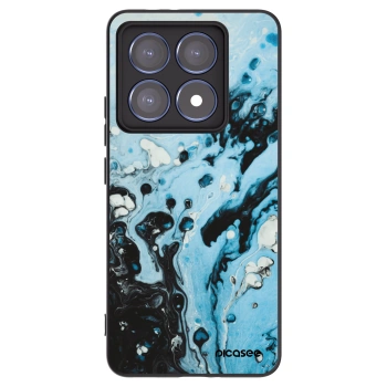 Picasee husă neagră din silicon pentru Xiaomi 14T Pro - Organic blue