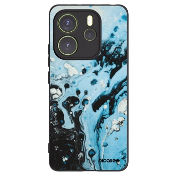 Picasee husă neagră din silicon pentru Xiaomi Redmi Note 14 4G - Organic blue