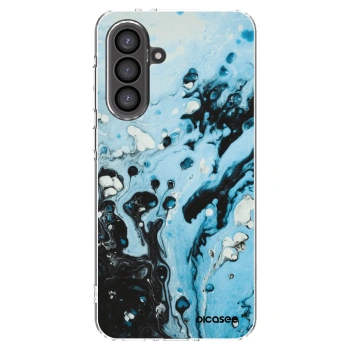 Picasee husă transparentă din silicon pentru Samsung Galaxy A56 5G A566B - Organic blue