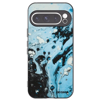 Picasee husă neagră din silicon pentru Google Pixel 9 Pro - Organic blue