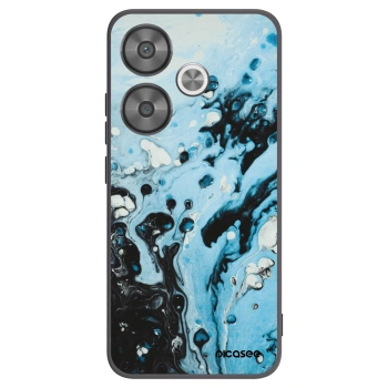 Picasee husă neagră din silicon pentru Xiaomi Poco F6 - Organic blue