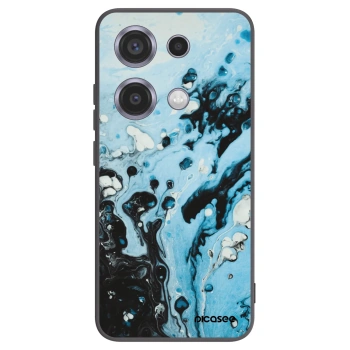 Picasee husă neagră din silicon pentru Xiaomi Redmi Note 14S - Organic blue