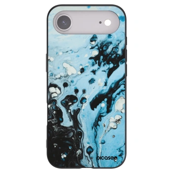 Picasee husă neagră din silicon pentru Apple iPhone Air - Organic blue