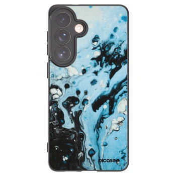 Picasee husă neagră din silicon pentru Samsung Galaxy S26+ - Organic blue