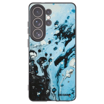 Picasee husă neagră din silicon pentru Samsung Galaxy S26 Ultra - Organic blue