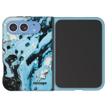 Husă pentru Apple iPhone Duo - Organic blue