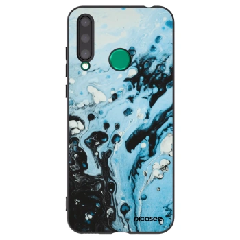 Picasee husă neagră din silicon pentru Honor 20 Lite - Organic blue