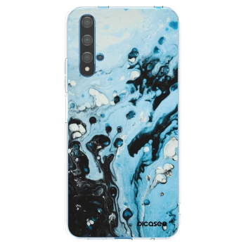 Picasee husă transparentă din silicon pentru Huawei Nova 5T - Organic blue