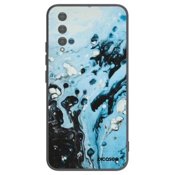 Picasee husă neagră din silicon pentru Huawei Nova 5T - Organic blue