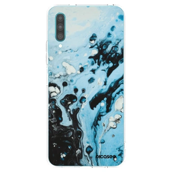 Picasee husă transparentă din silicon pentru Samsung Galaxy A30s A307F - Organic blue
