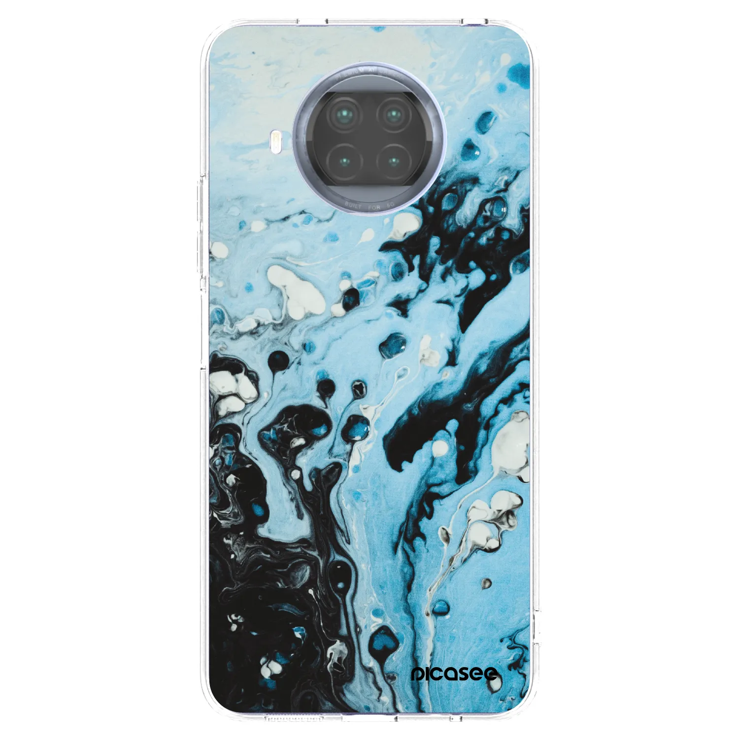 Picasee husă transparentă din silicon pentru Xiaomi Mi 10T Lite - Organic blue