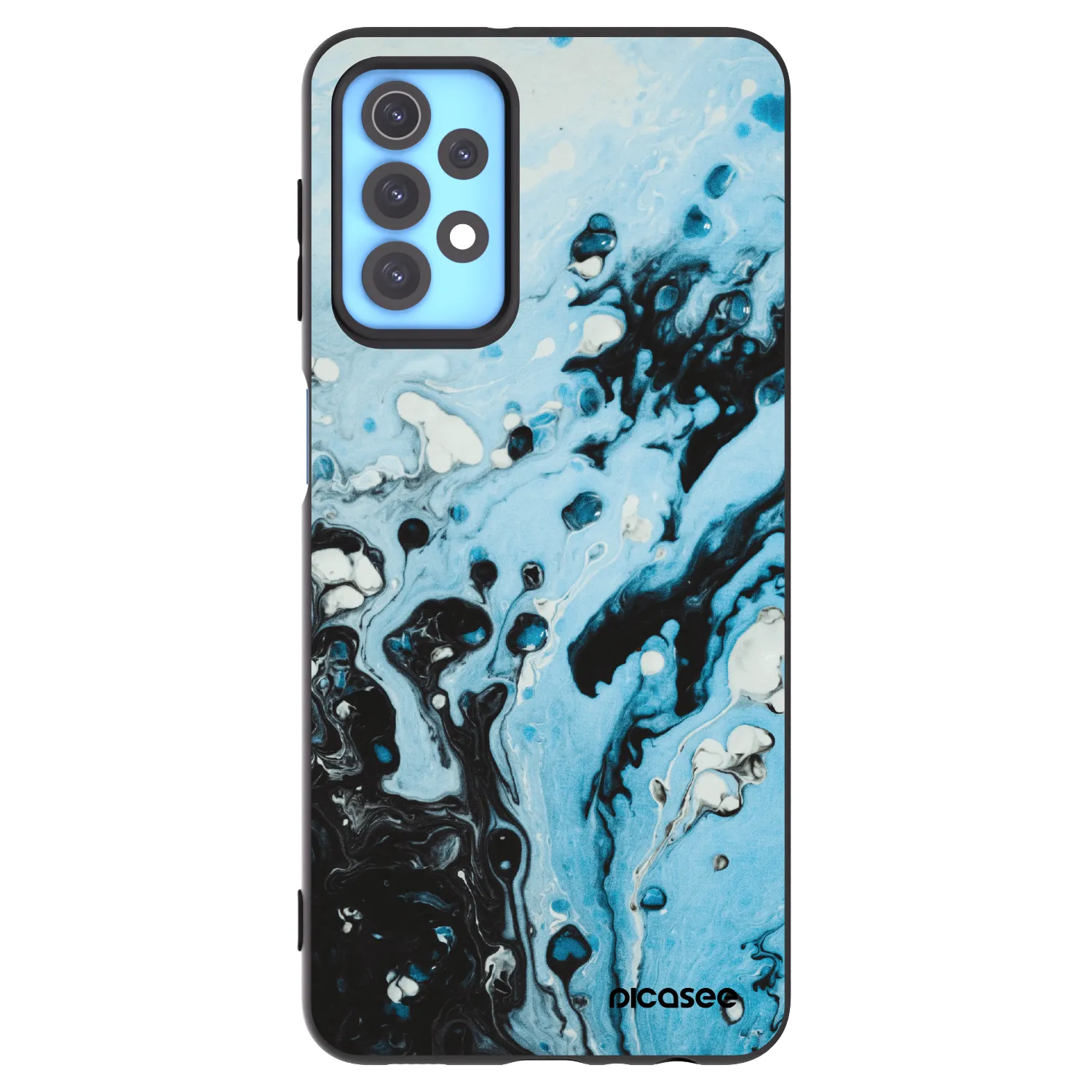 Picasee husă neagră din silicon pentru Samsung Galaxy A32 4G SM-A325F - Organic blue