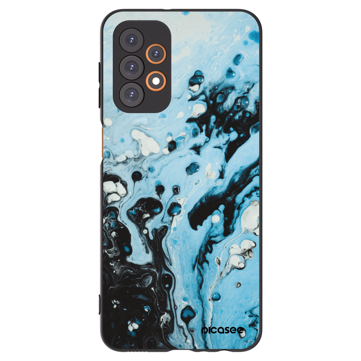 Picasee husă neagră din silicon pentru Samsung Galaxy A23 A236B 5G - Organic blue