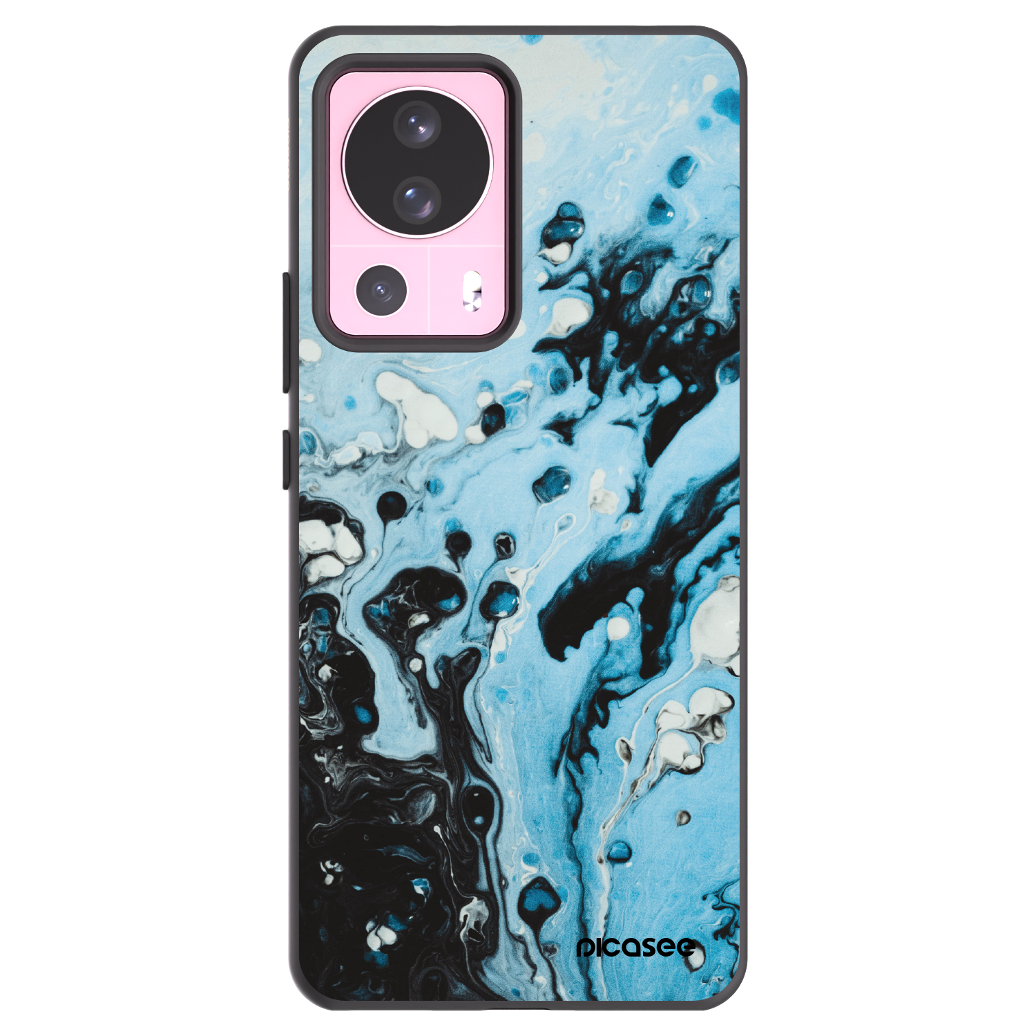 Picasee husă neagră din silicon pentru Xiaomi 13 Lite - Organic blue