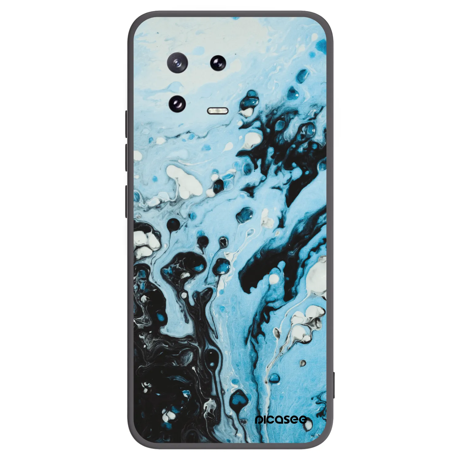 Picasee husă neagră din silicon pentru Xiaomi 13 Pro - Organic blue