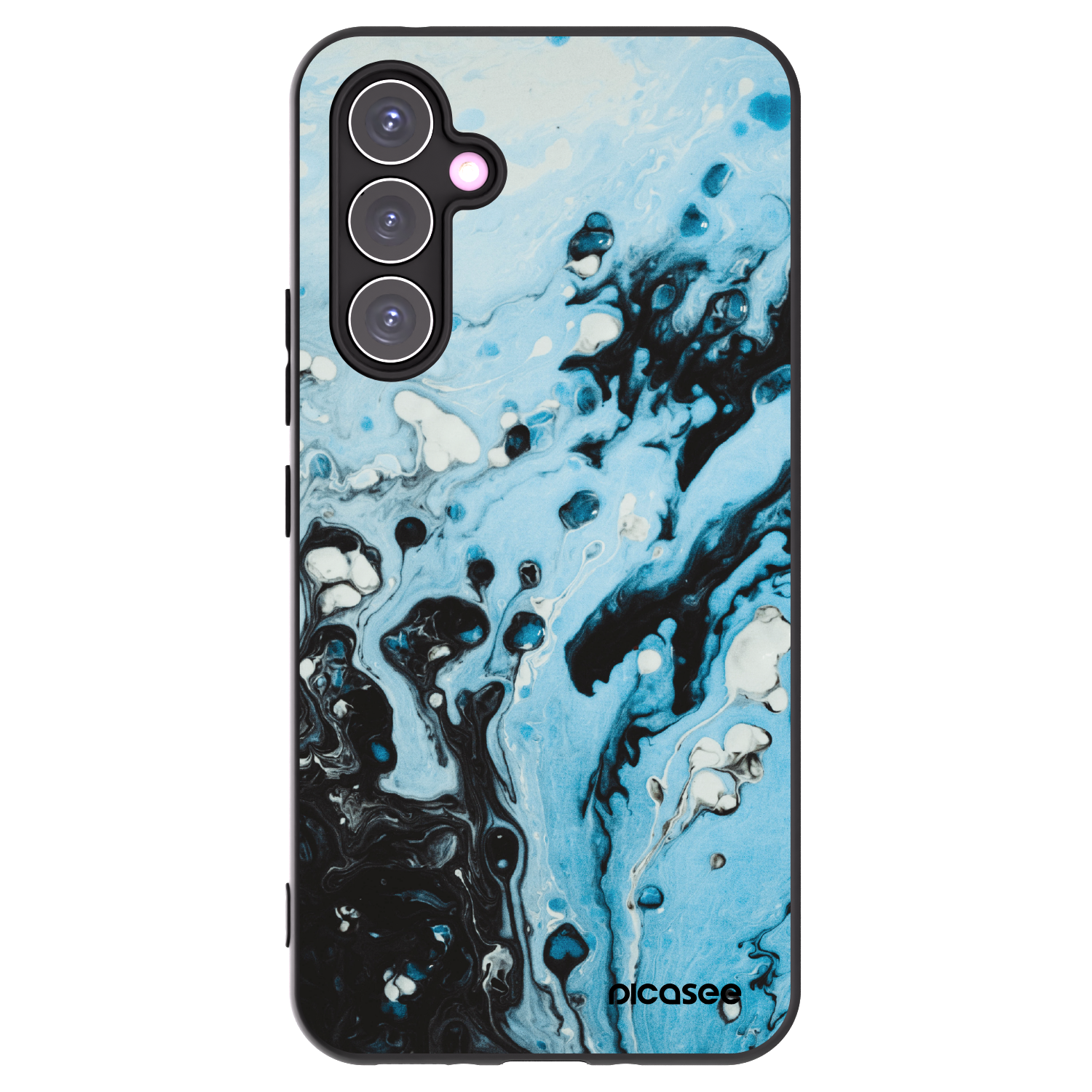 Picasee husă neagră din silicon pentru Samsung Galaxy A54 5G A546B - Organic blue