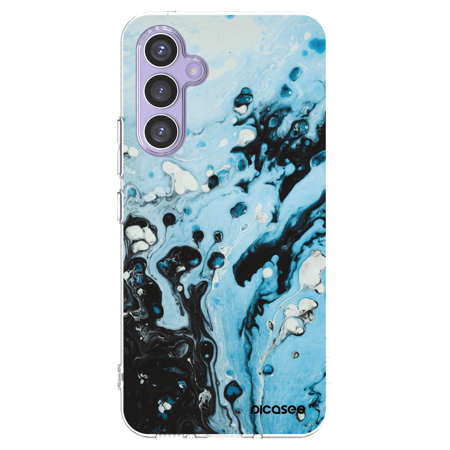 Picasee husă transparentă din silicon pentru Samsung Galaxy A54 5G A546B - Organic blue