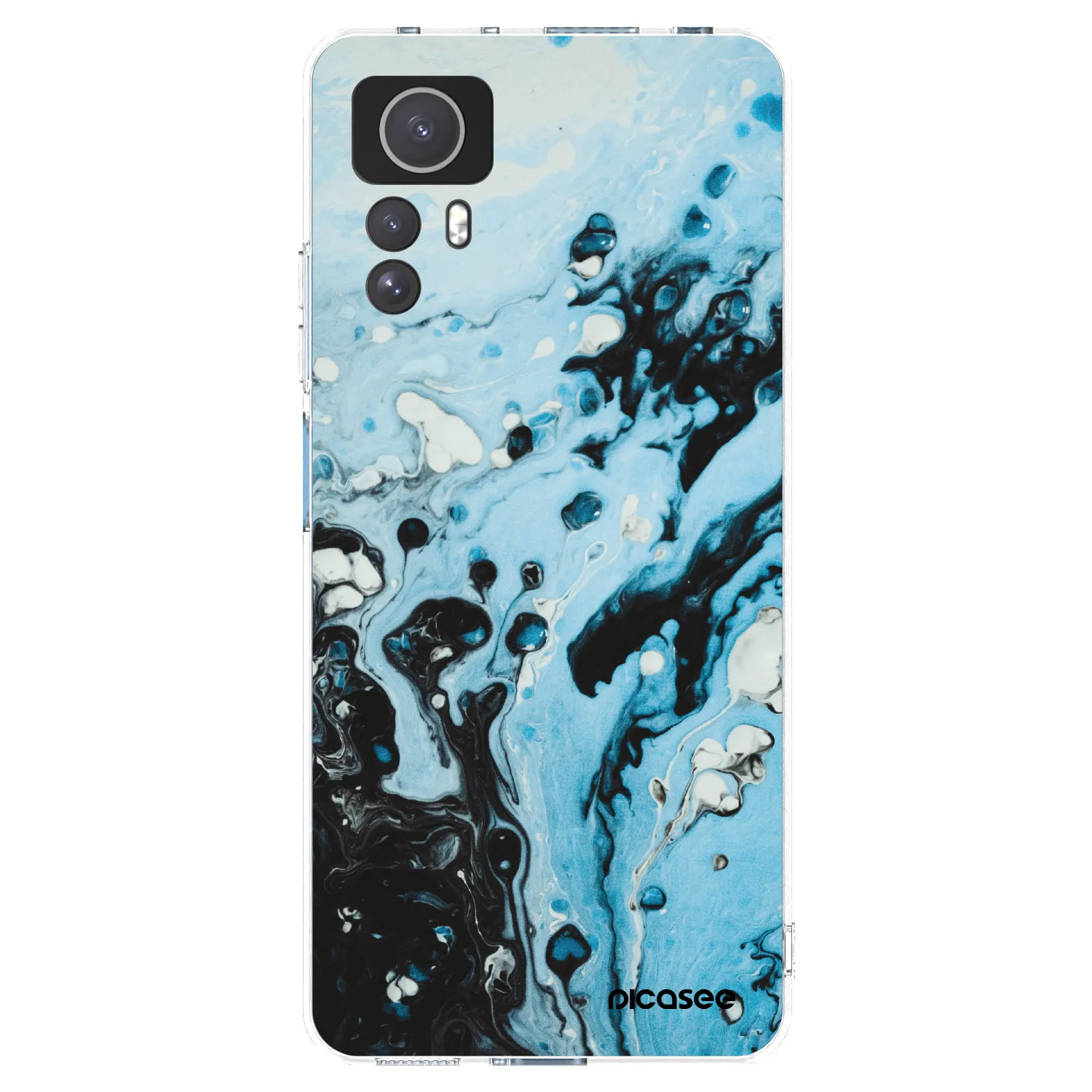 Picasee husă transparentă din silicon pentru Xiaomi Redmi Note 12S - Organic blue