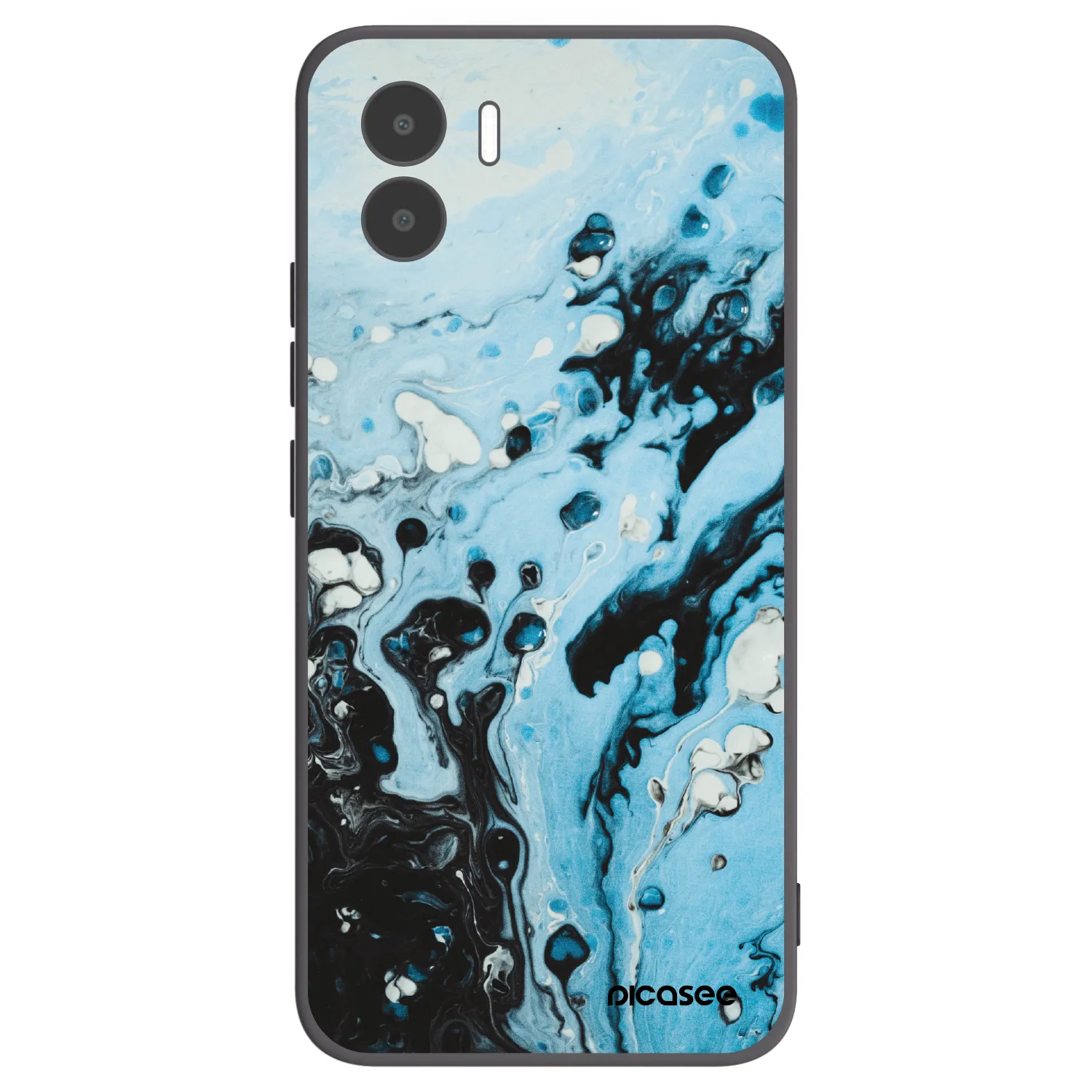 Picasee husă neagră din silicon pentru Xiaomi Redmi A2 - Organic blue