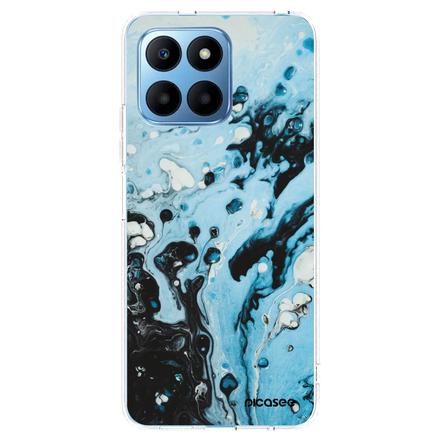 Picasee husă transparentă din silicon pentru Honor 70 Lite - Organic blue