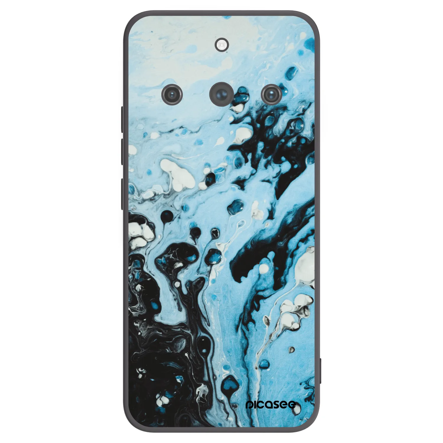 Picasee husă neagră din silicon pentru Realme 11 Pro+ - Organic blue