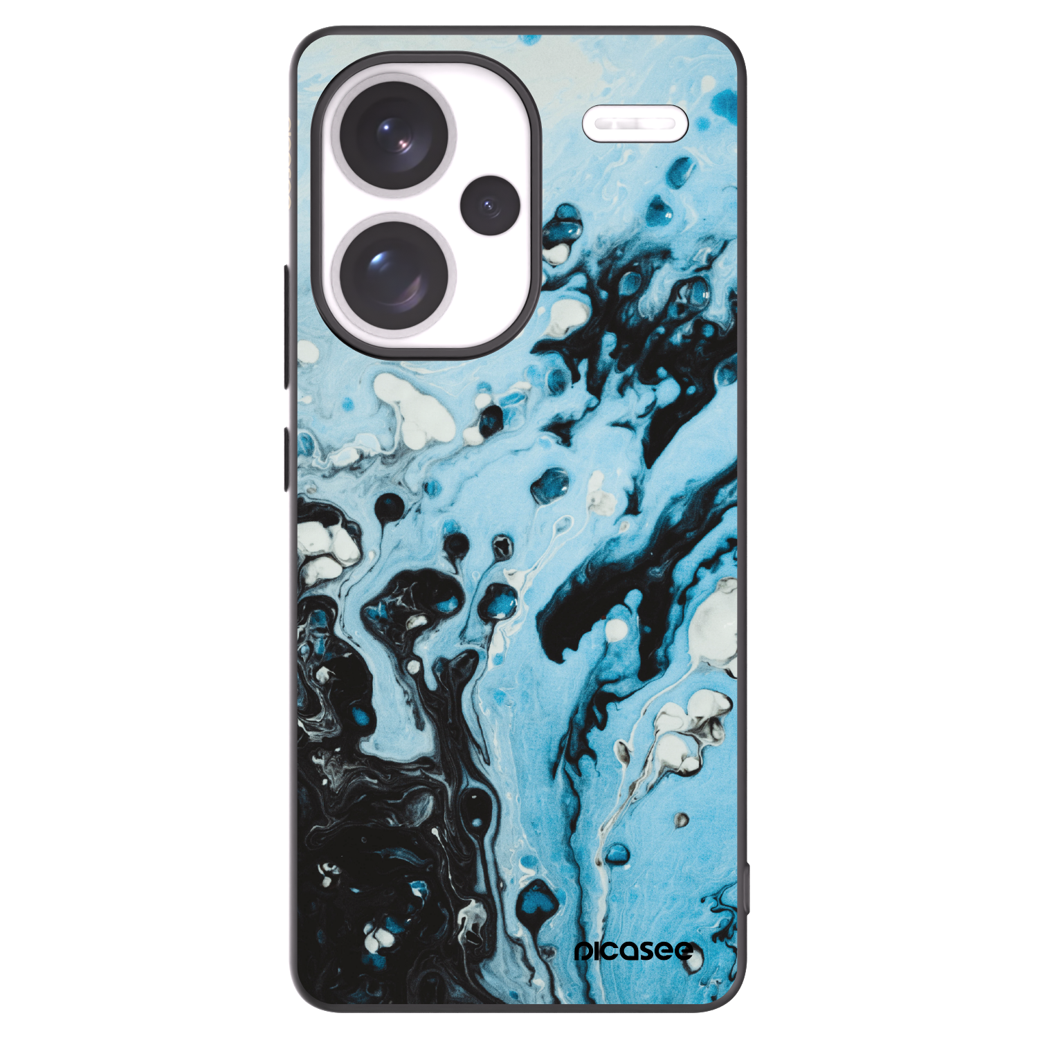 Picasee husă neagră din silicon pentru Xiaomi Redmi Note 13 Pro+ 5G - Organic blue