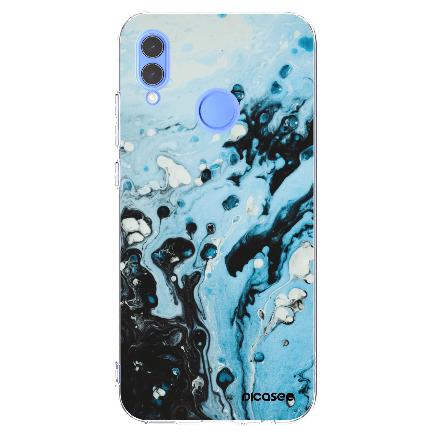 Picasee husă transparentă din silicon pentru Honor 10 Lite - Organic blue