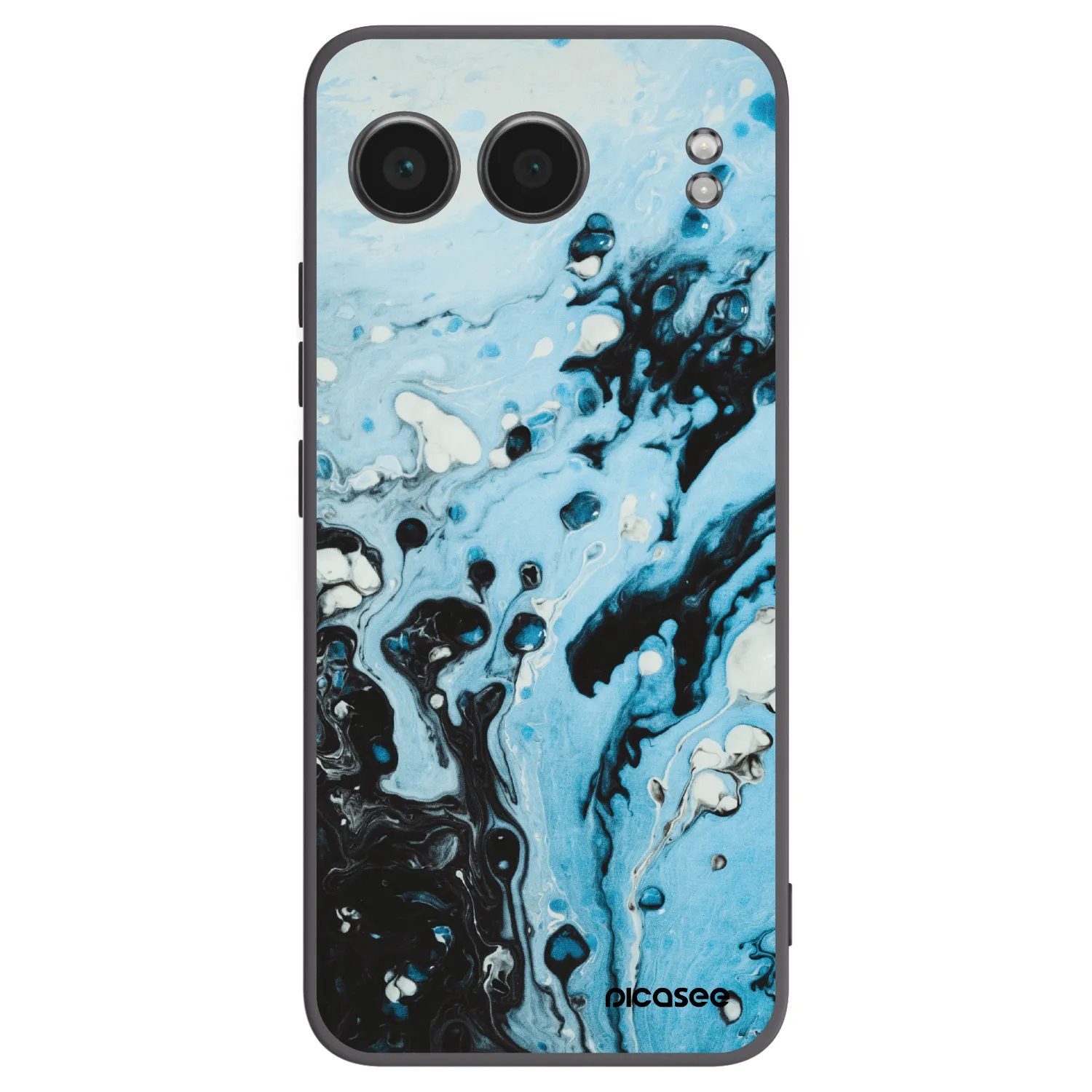 Picasee husă neagră din silicon pentru OnePlus Nord 4 - Organic blue