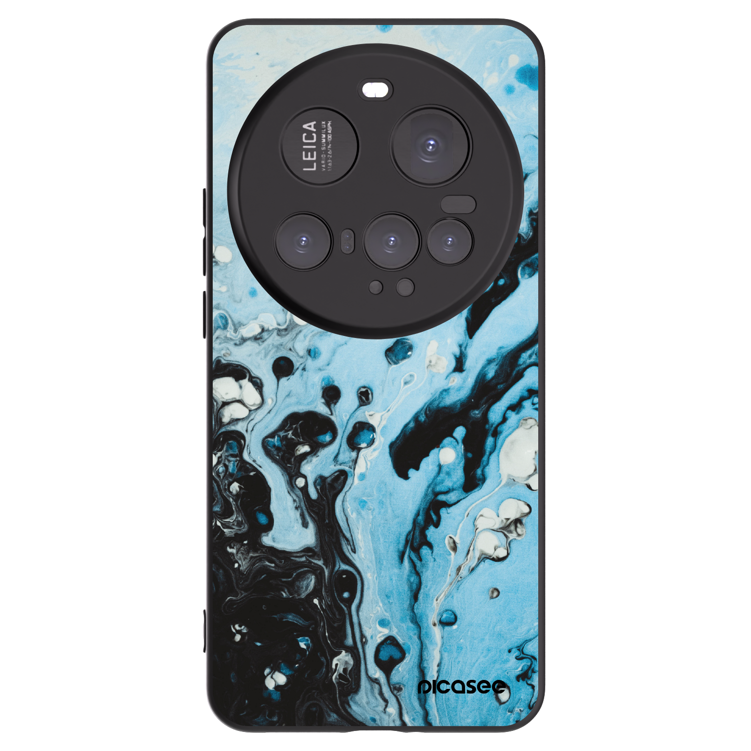 Picasee husă neagră din silicon pentru Xiaomi 15 Ultra - Organic blue