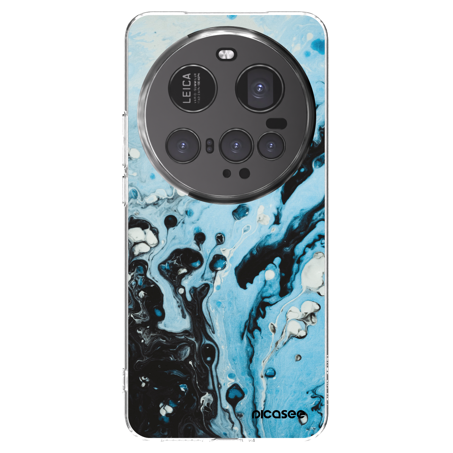 Picasee husă transparentă din silicon pentru Xiaomi 15 Ultra - Organic blue