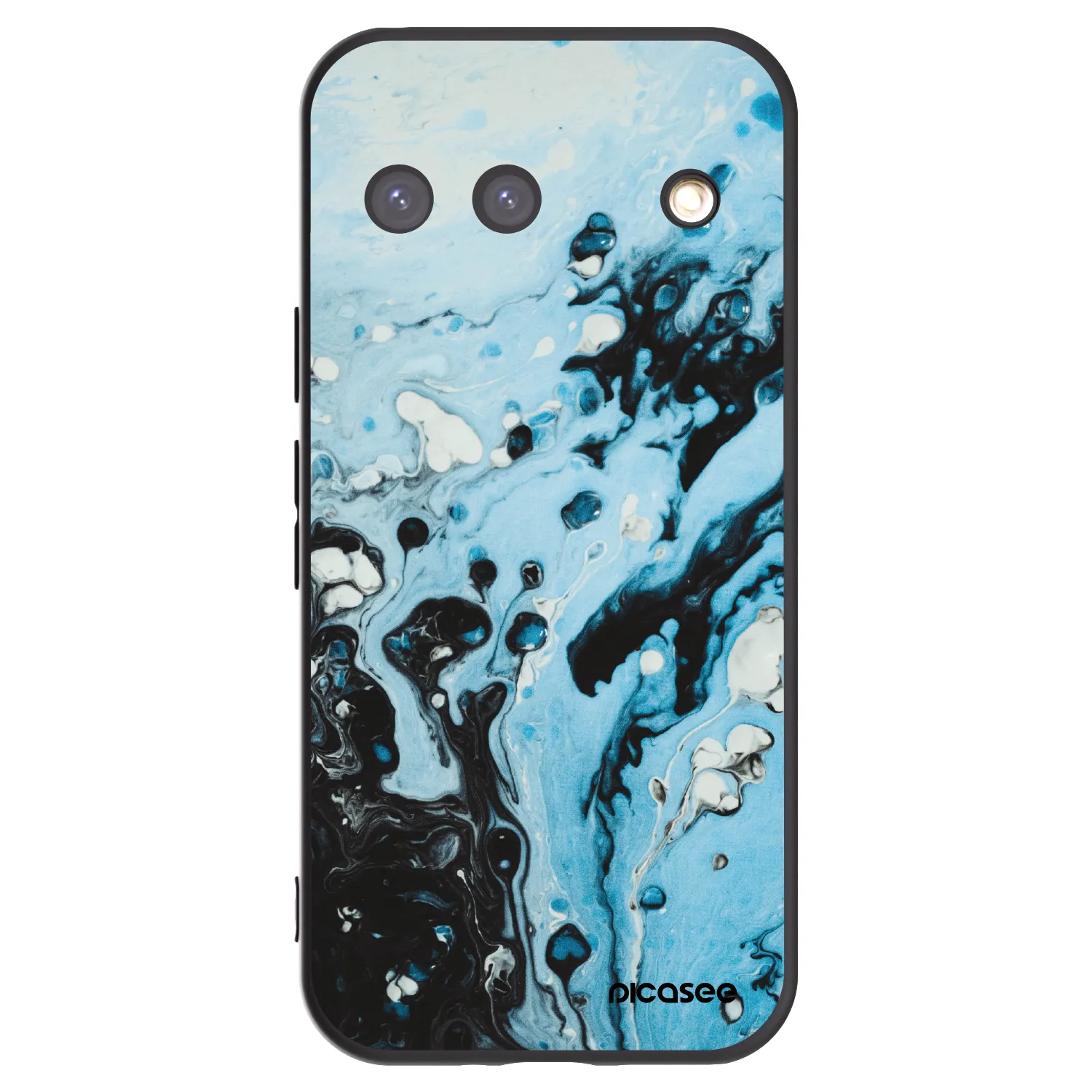 Picasee husă neagră din silicon pentru Google Pixel 9 - Organic blue