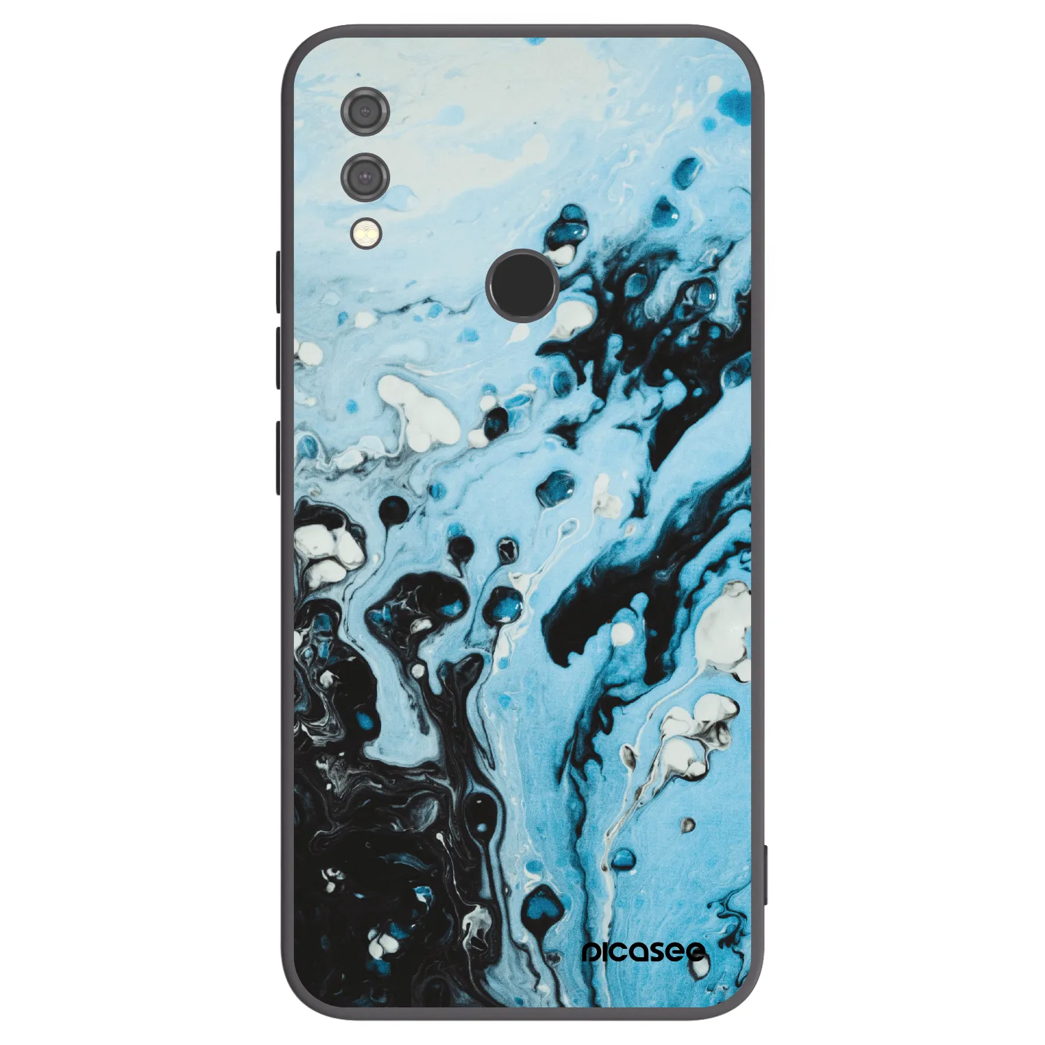 Picasee husă neagră din silicon pentru Xiaomi Redmi Note 7 - Organic blue