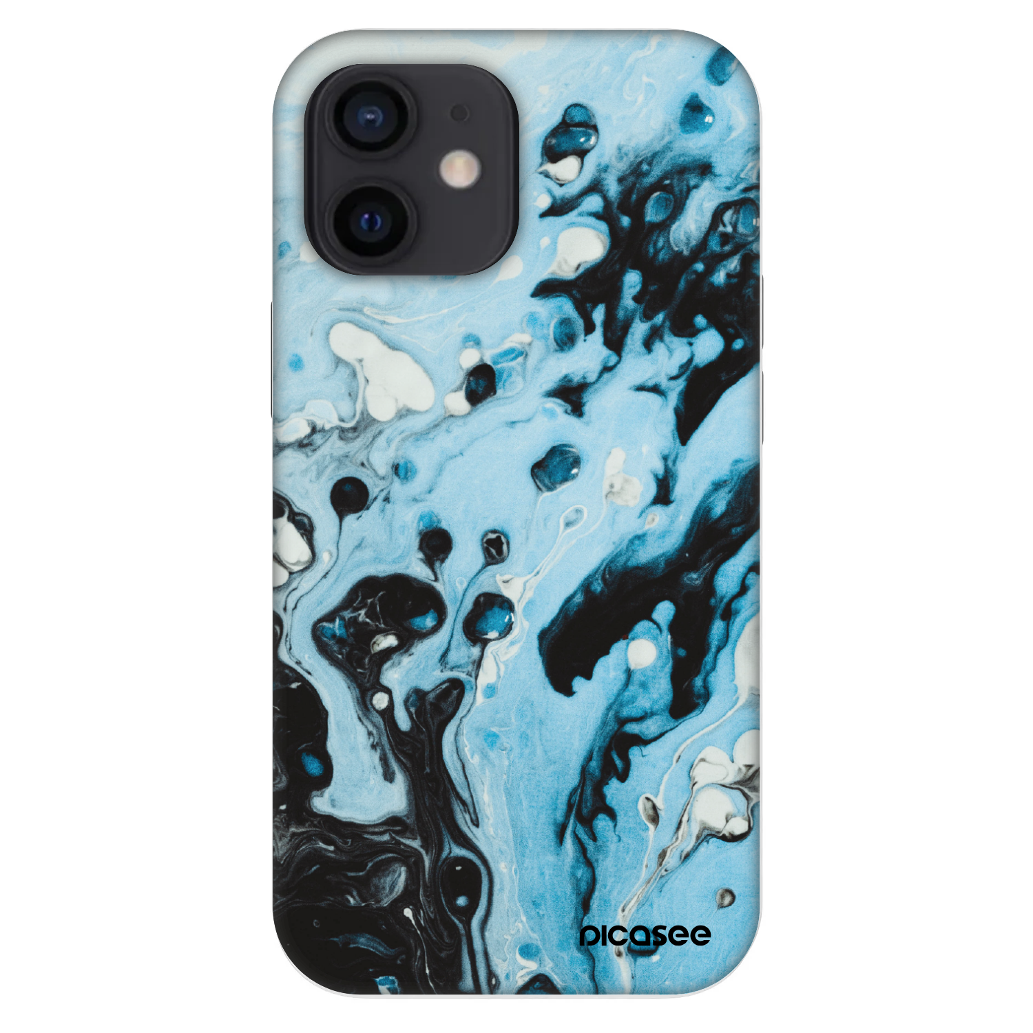 Picasee Fashion Case pentru Apple iPhone 12 mini - Organic blue