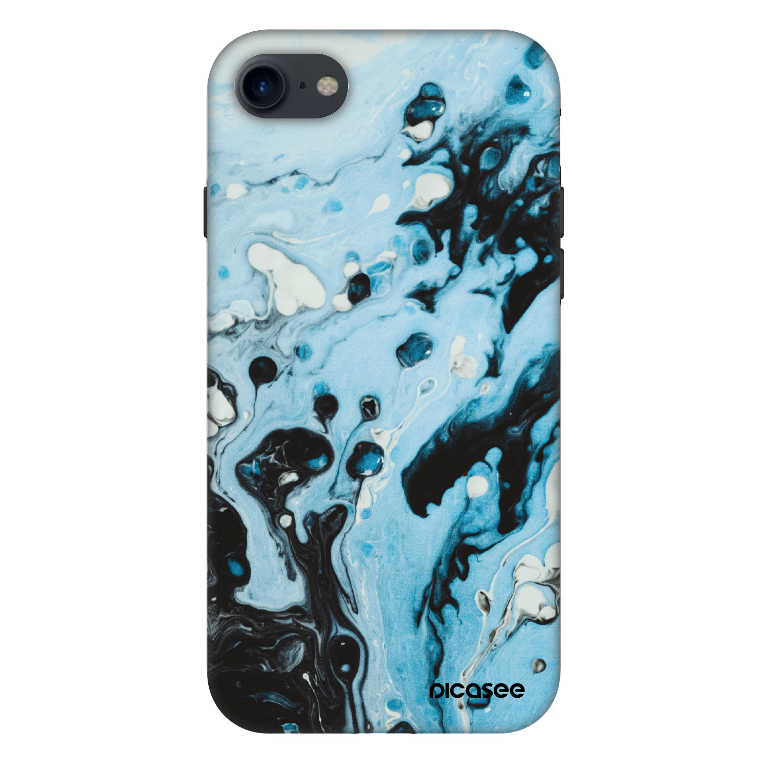 Picasee Fashion Case pentru Apple iPhone SE 2022 - Organic blue