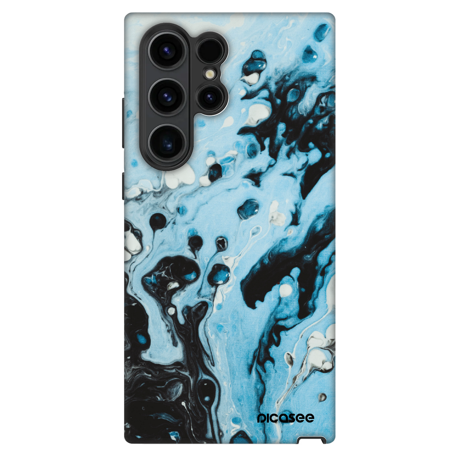 Picasee Fashion Case pentru Samsung Galaxy S22 Ultra 5G - Organic blue