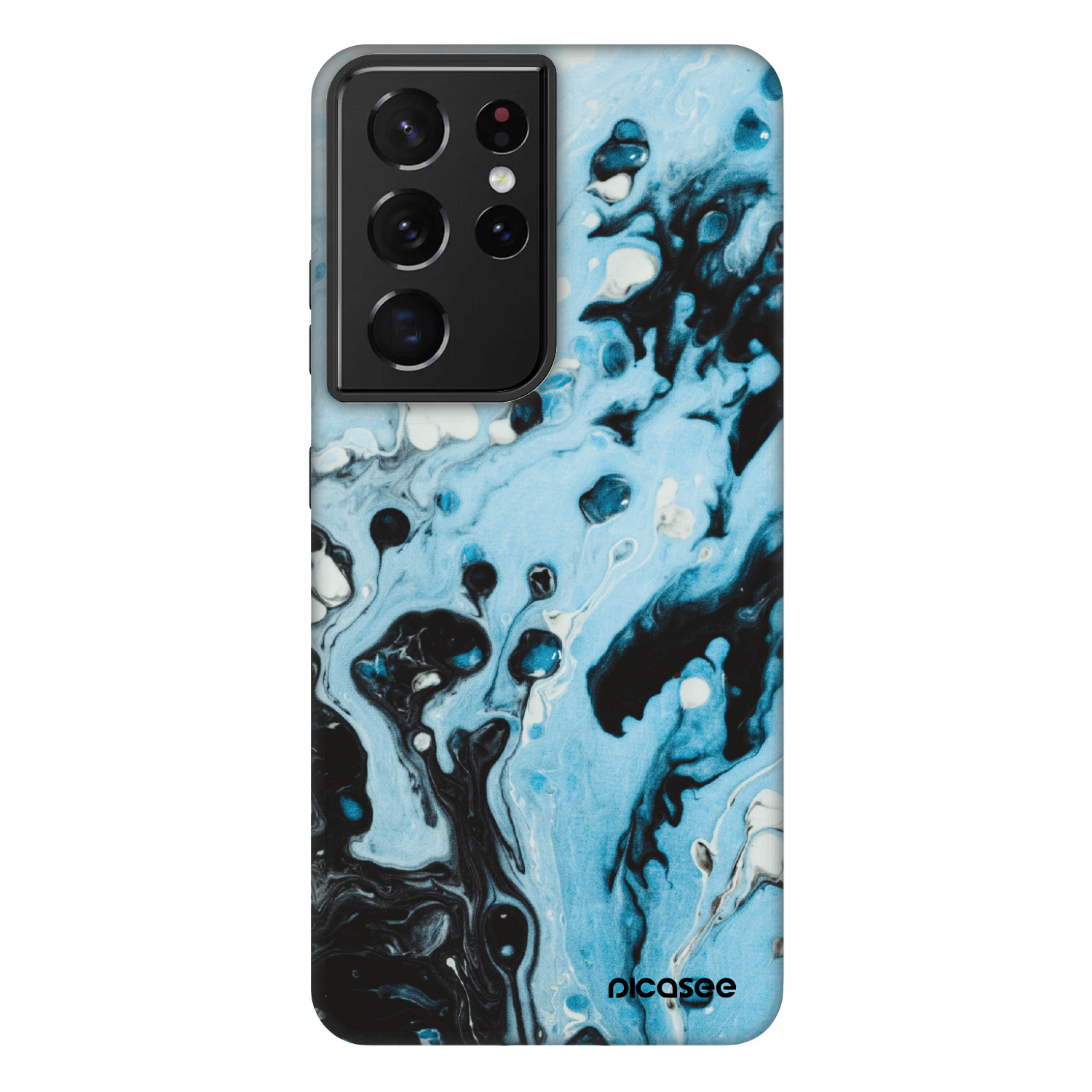 Picasee Fashion Case pentru Samsung Galaxy S21 Ultra 5G G998B - Organic blue