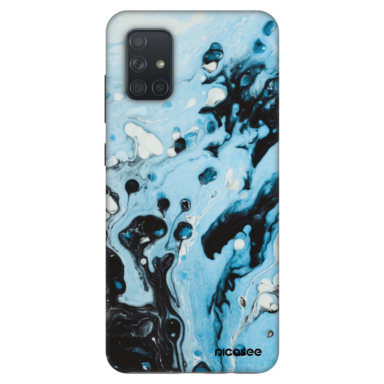 Picasee Fashion Case pentru Samsung Galaxy A71 A715F - Organic blue
