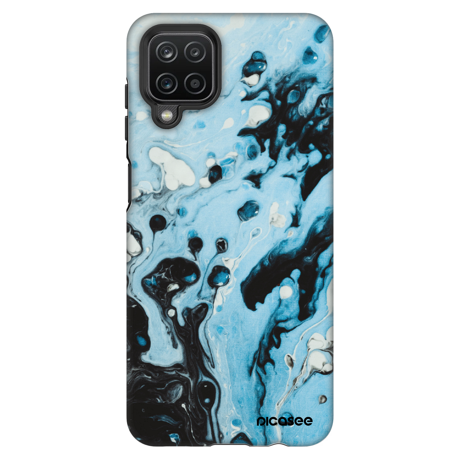 Picasee Fashion Case pentru Samsung Galaxy A12 A125F - Organic blue
