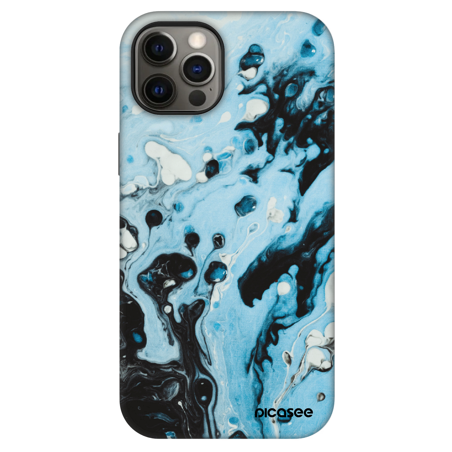 Picasee Fashion Case MagSafe pentru Apple iPhone 12 - Organic blue