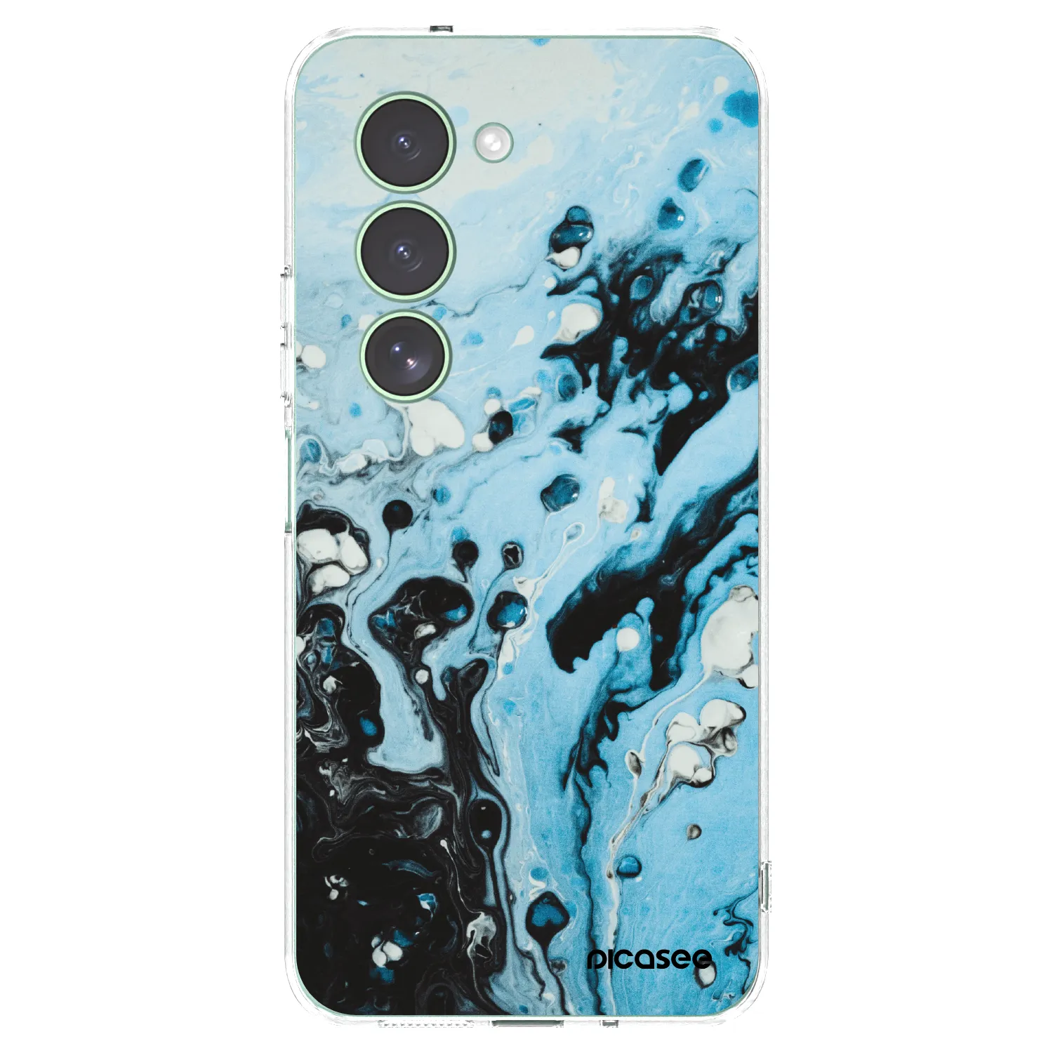 Picasee husă transparentă din silicon pentru Xiaomi Redmi 15 5G - Organic blue