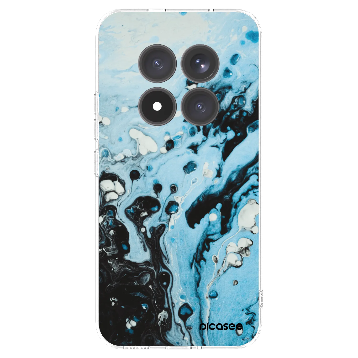 Picasee husă transparentă din silicon pentru Xiaomi Redmi Note 15 Pro+ - Organic blue