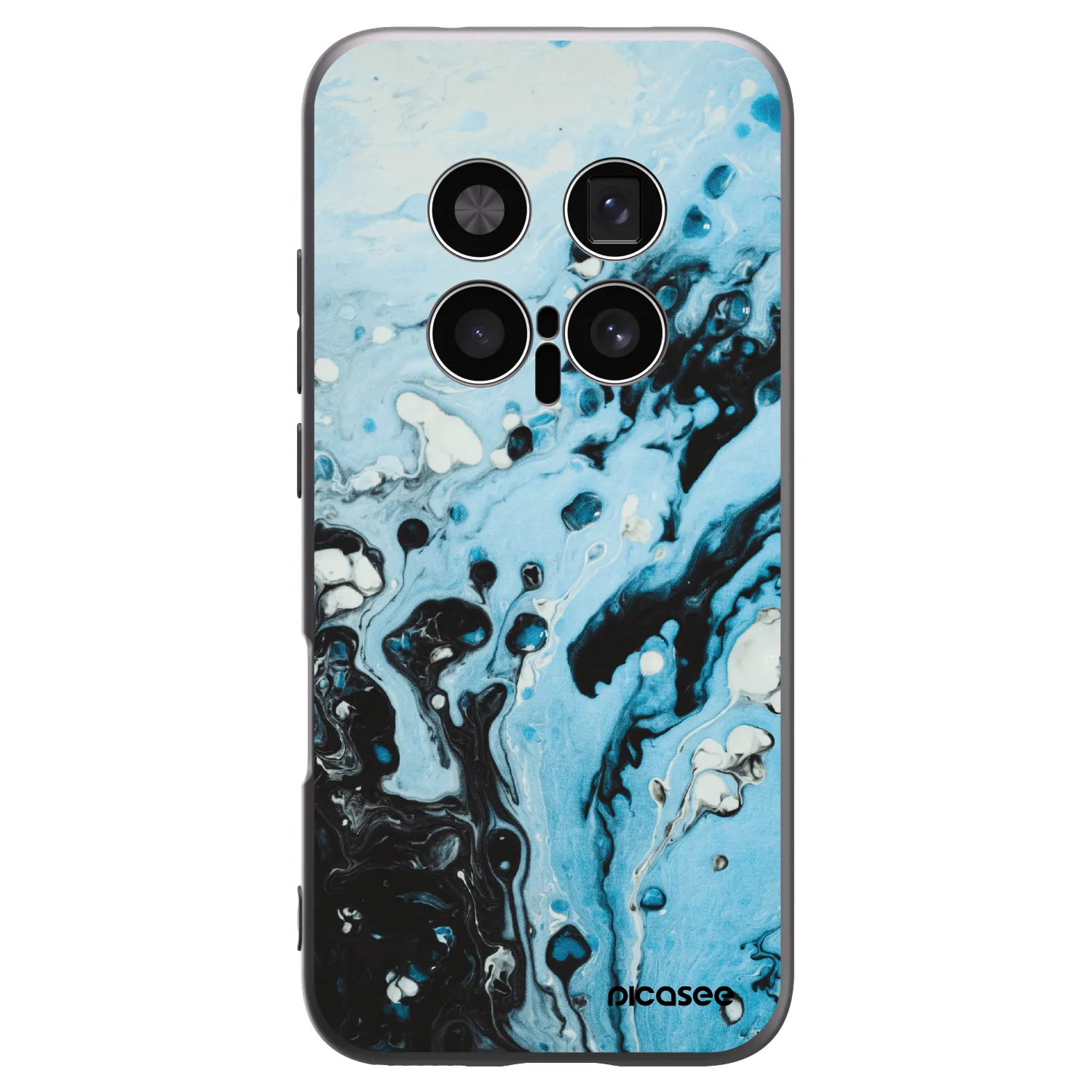 Picasee husă neagră din silicon pentru Honor Magic8 Pro 5G - Organic blue