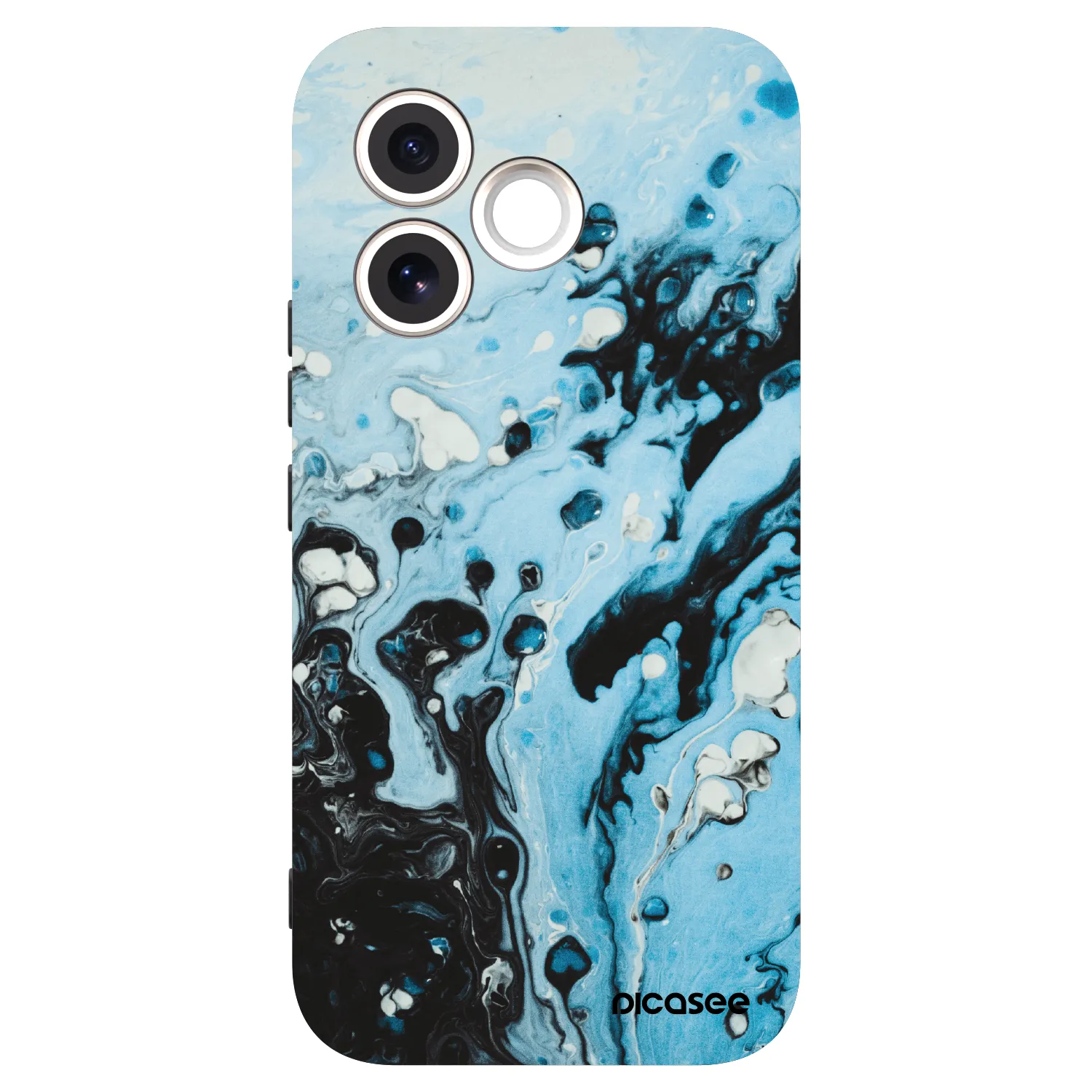 Picasee husă neagră din silicon pentru Honor 600 Lite - Organic blue