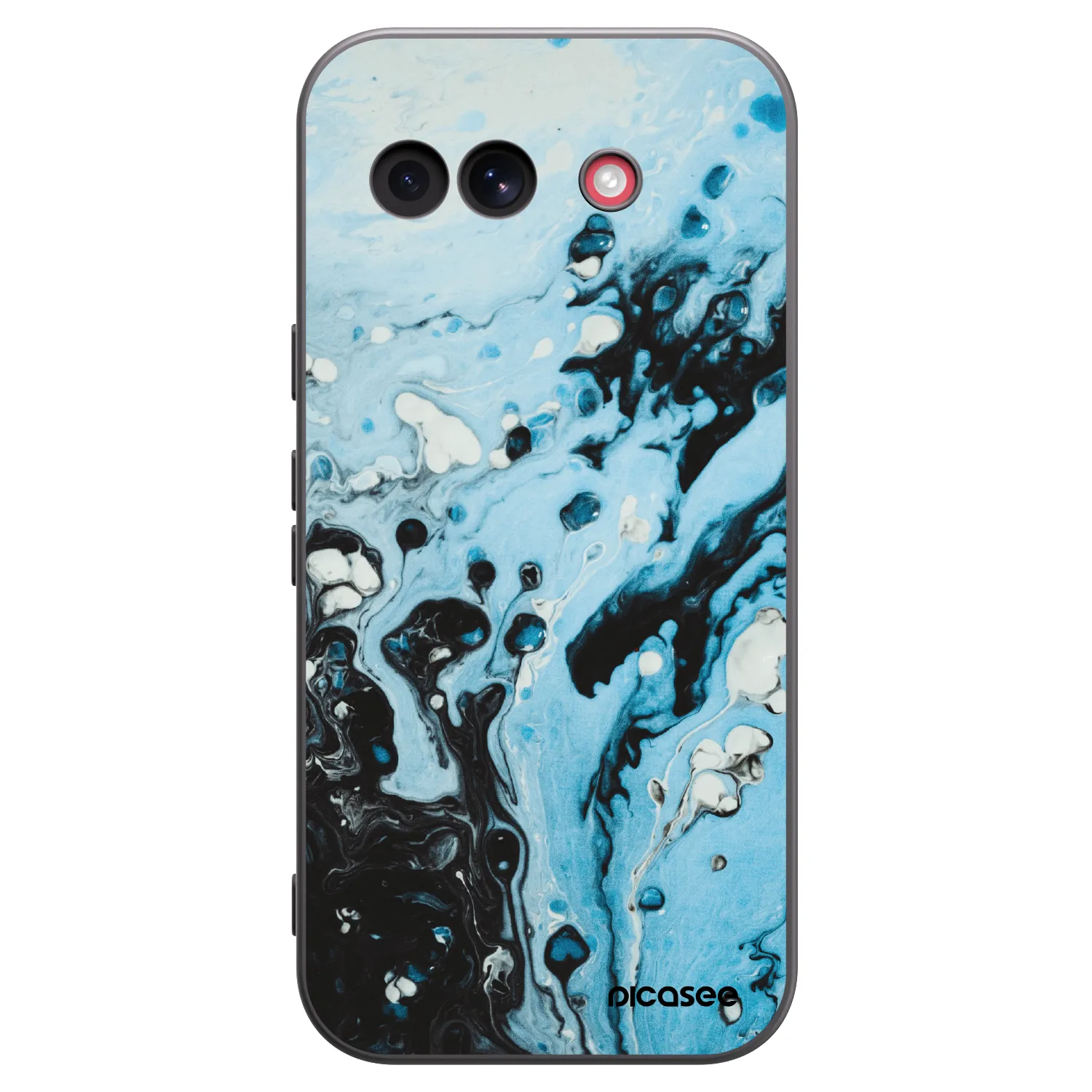 Picasee husă neagră din silicon pentru Google Pixel 10a - Organic blue