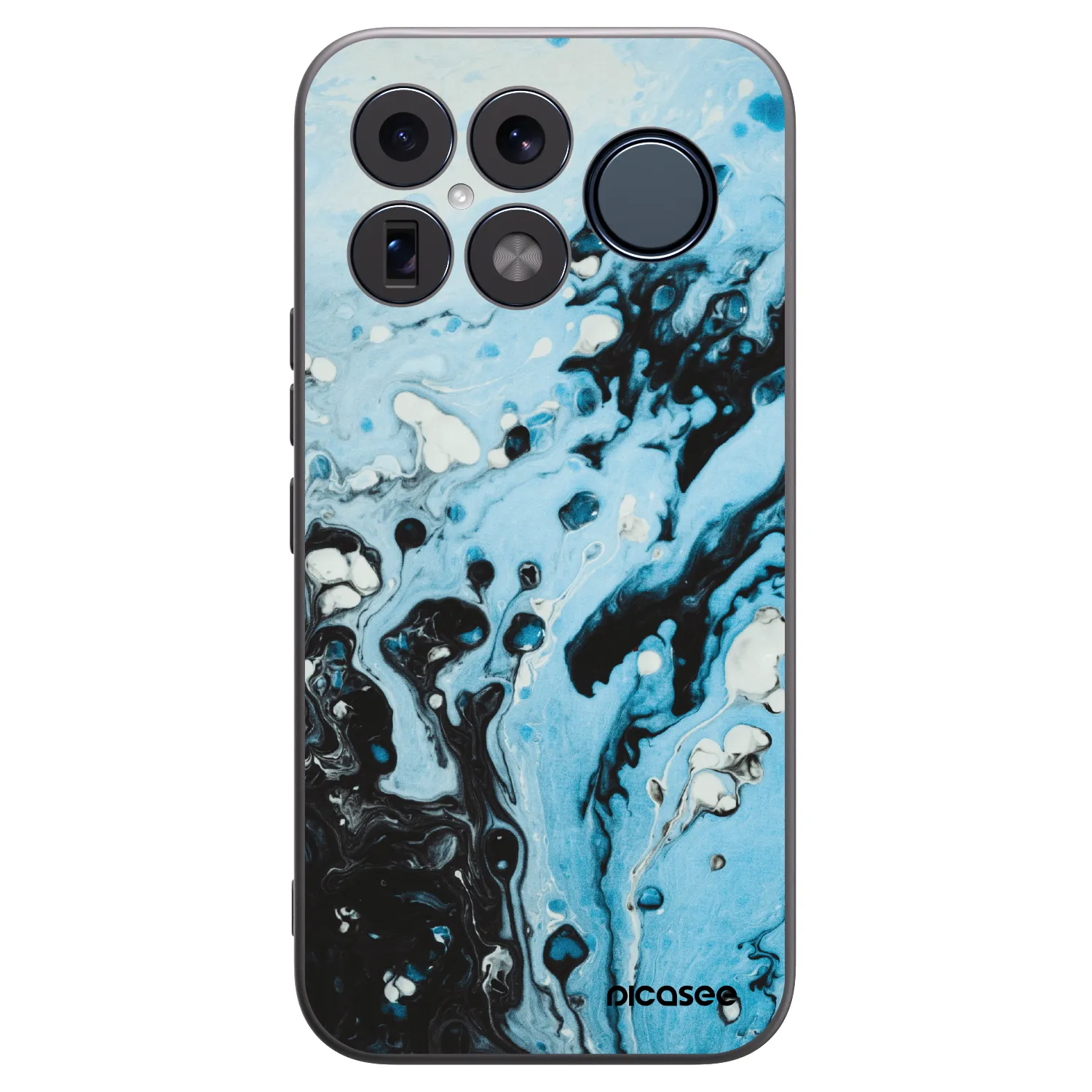 Picasee husă neagră din silicon pentru Xiaomi Poco F8 Ultra - Organic blue