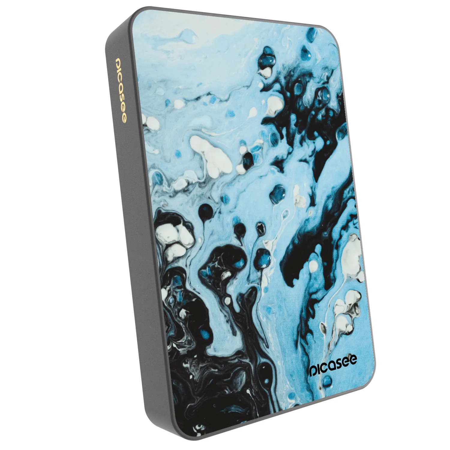 Picasee Powerbank cu MagSafe 10 000 mAh Gri - Organic blue