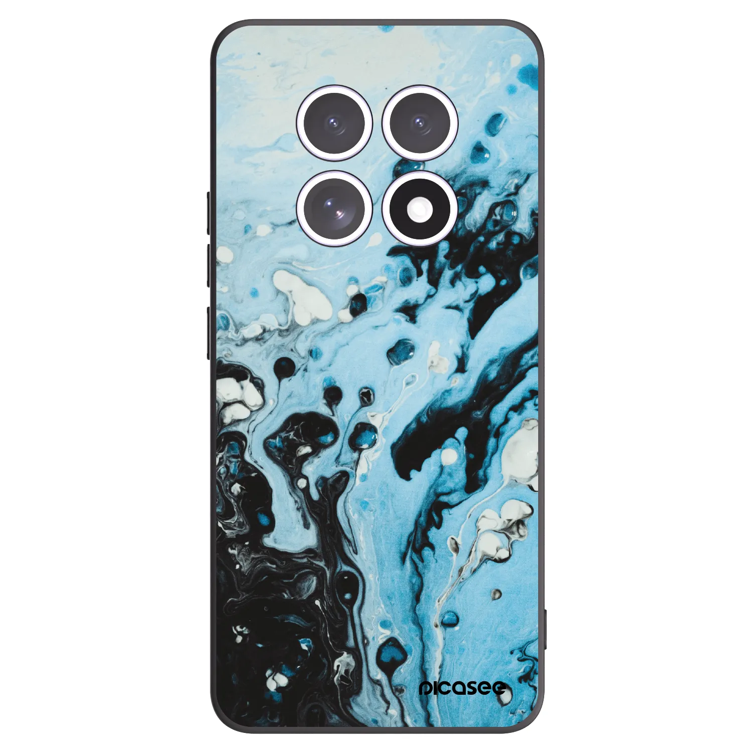 Picasee husă neagră din silicon pentru Xiaomi Redmi Note 15 5G - Organic blue