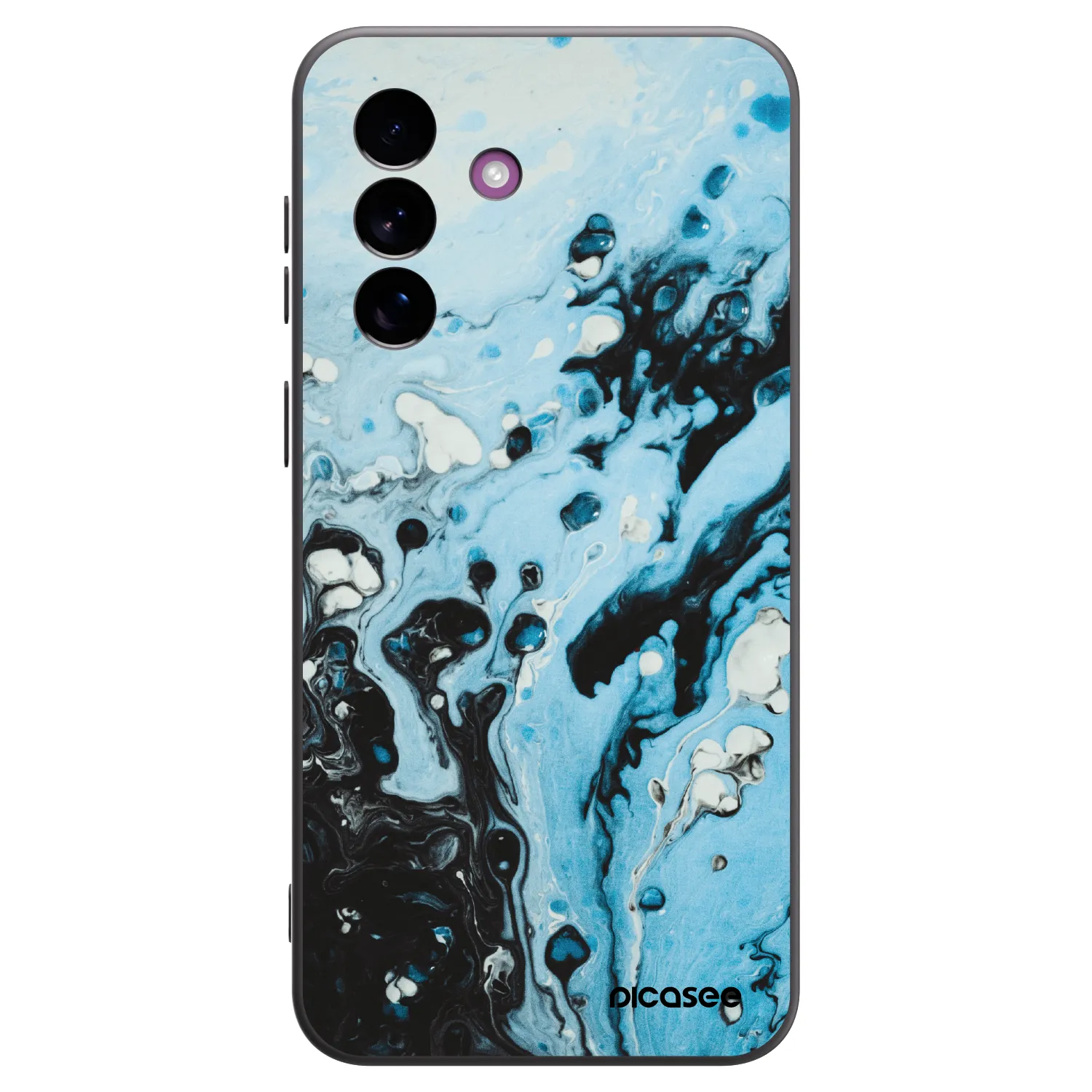 Picasee husă neagră din silicon pentru Samsung Galaxy A37 - Organic blue