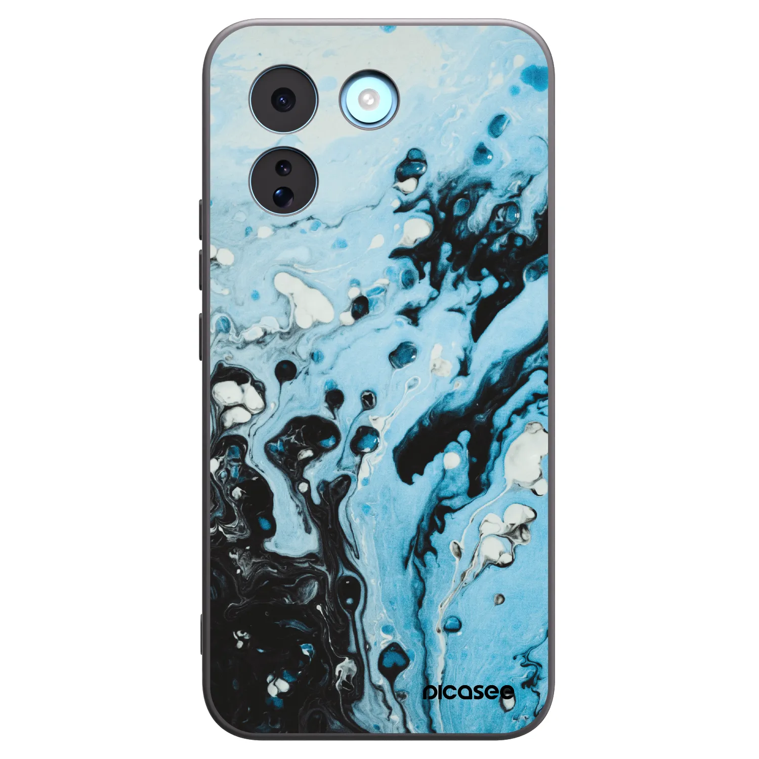 Picasee husă neagră din silicon pentru Xiaomi Redmi Note 17 Pro MAX 5G - Organic blue